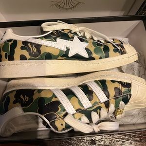 adidas Superstar X Bape ABC Camo Green